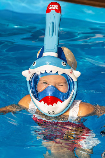 Mad Wave Full Face Shark Junior Xs Mad Wave Blue