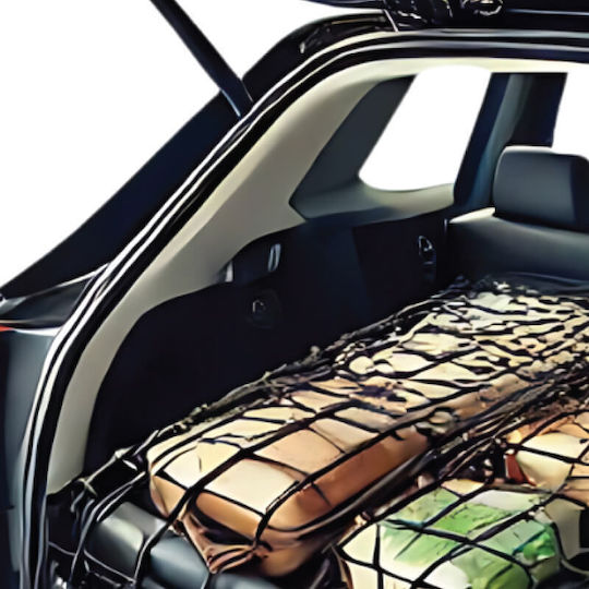 Luggage Securing Net Hooks Small 80 x 35 cm Maximum Extension 160 x 70 cm
