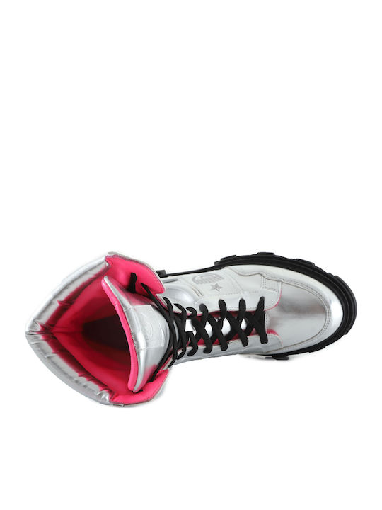 Women's Ankle Boots Silver