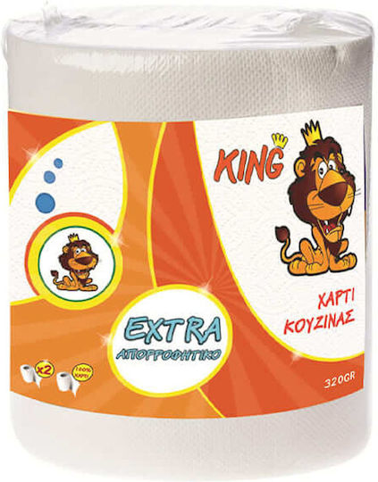 King Küchenpapier Rolle 2 Blätter (320gr/Rolle)