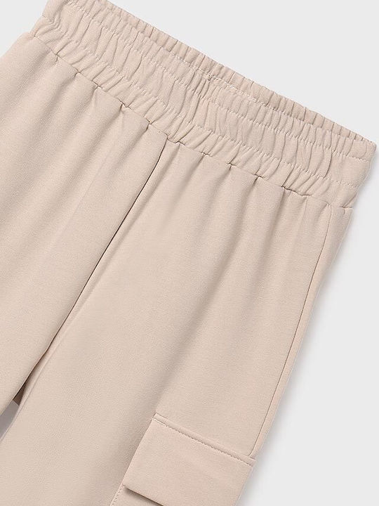 Kids' Cargo Pants Beige