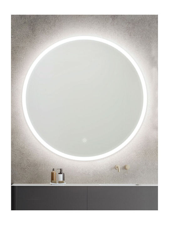 Kolossos Round Bathroom Mirror Led 60x60cm