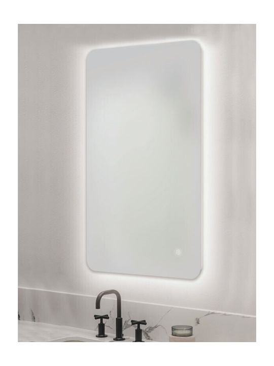 Kolossos Квадратно Банско Огледало LED 60x80см