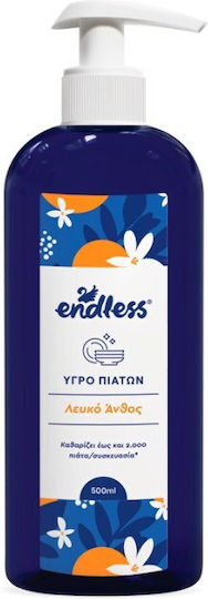 Endless Lichid de Spălat Vase "Floare Albă" Cu Pompiță 500ml