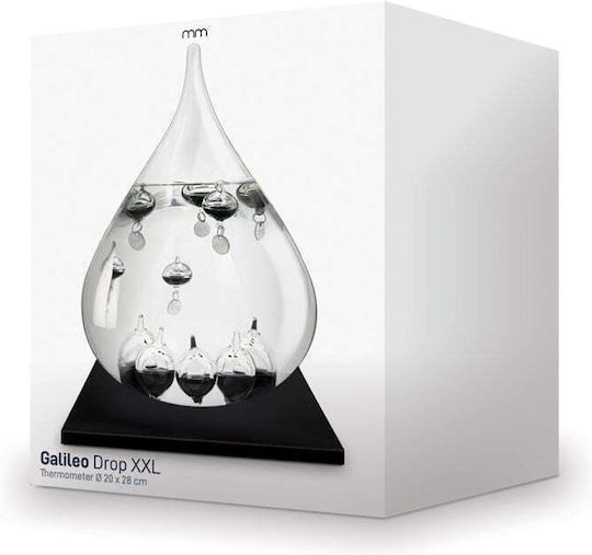 Galileo Thermometer Galileo Glas XXL Deluxe FÜR EIN