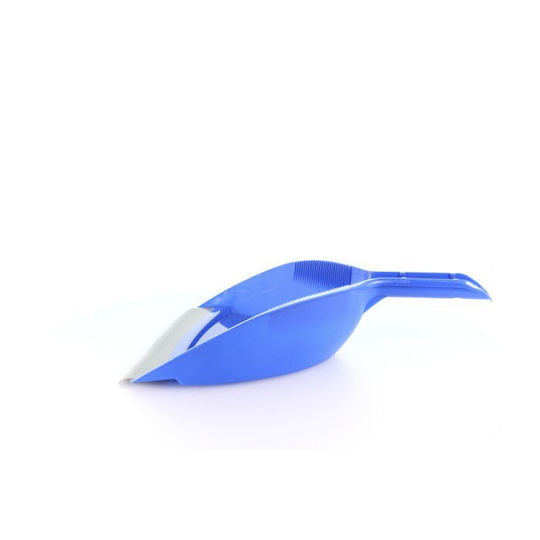 Cyclops Plastic Dustpan with Rubber Band Blue