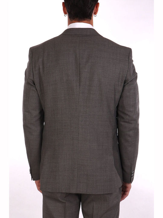 Men's Suit Jacket Slim Fit Gray