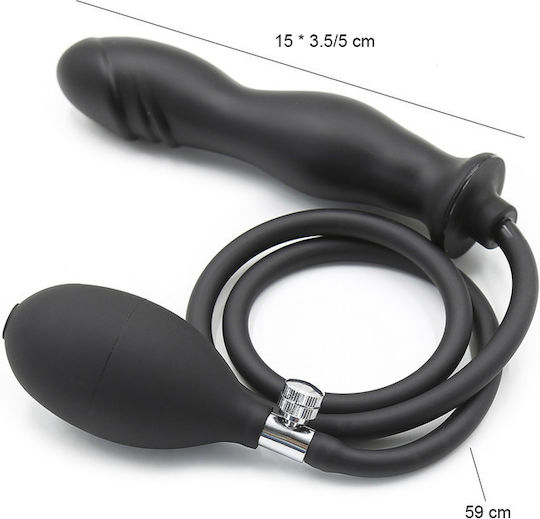 Kinksters Dildo Φουσκωτό Μαύρο