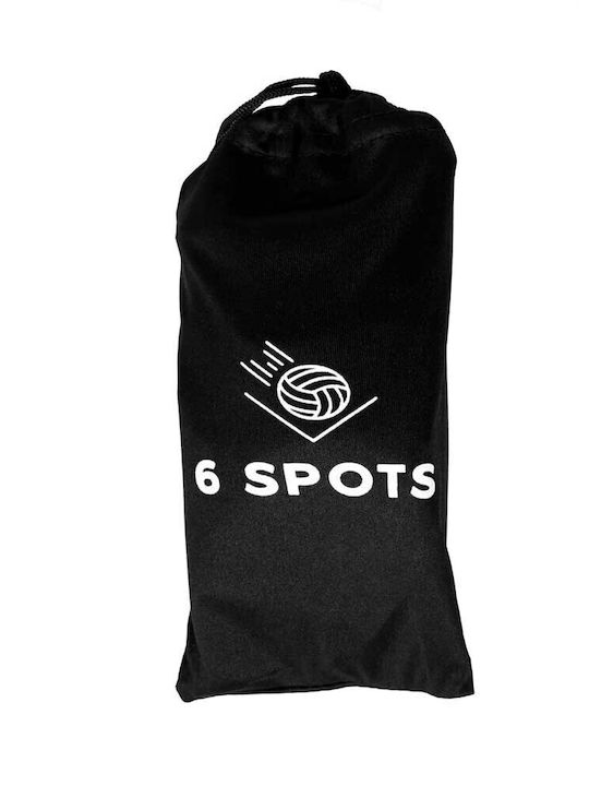 6 Spots Unisex Γυαλιά Ηλίου με Μαύρο Κοκκάλινο Σκελετό και Πολύχρωμο Καθρέφτη Φακό 6SPSUGBR