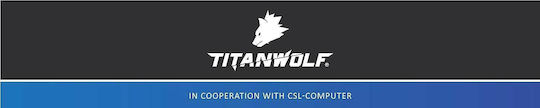 Titanwolf Gaming Mouse Pad XXL (800mm) With RGB Lighting Via USB Yellow