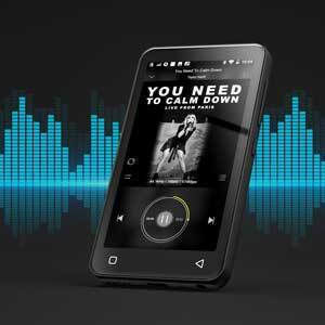 Innioasis ‎g1 Mp3/mp4 MP3 Player (80GB) με LCD Οθόνη Αφής 4" Μαύρο