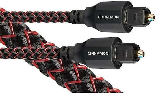Audioquest Cinnamon Optical Audio Cable TOS male - TOS male Μαύρο 5m