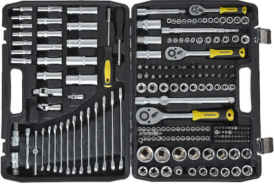 Geko Καστάνια με Καρυδάκια 1\4" & 3\8" & 1\2" 216τμχ