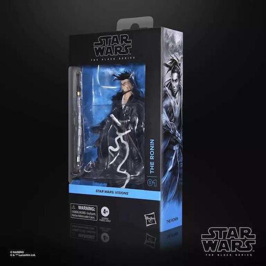 Hasbro Star Wars: Star Wars: Visions Black Series The Ronin Action Figure Height 15cm Scale 1:11