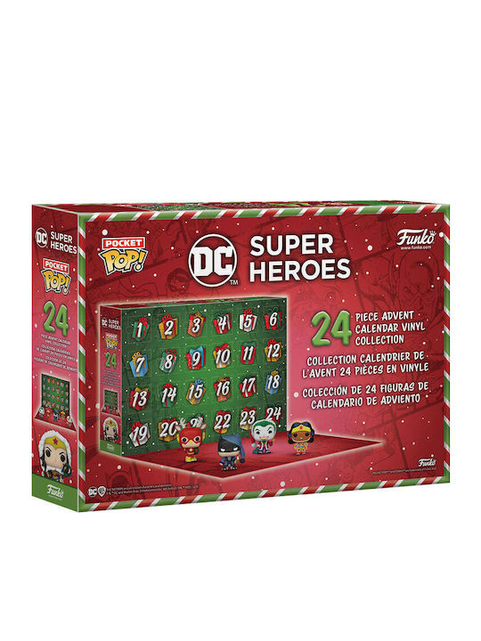 Funko Pocket Pop! Filme: Advent Calendar - DC Super Heroes (Calendar de Advent) Ediție Specială