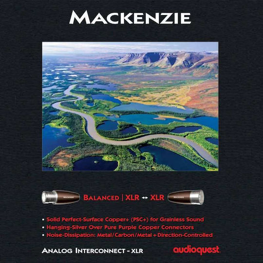 Audioquest Mackenzie Xlr Analog Audio Interconnect Cable 2m