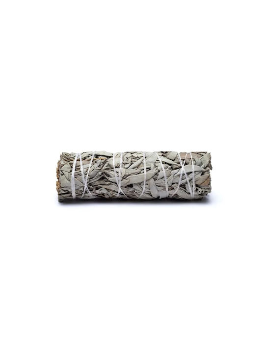 White Sage Smudge Stick 10χ3cm 1 Ραβδί Θυμιάματος Λευκό Φασκόμηλο