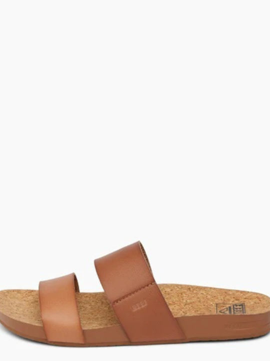 Cushion Flache Sandalen für Damen in Tabac Braun Farbe