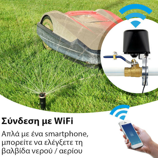 Moes Wv-lz-bk Smart Wifi Valve On Off Water Gas Valves