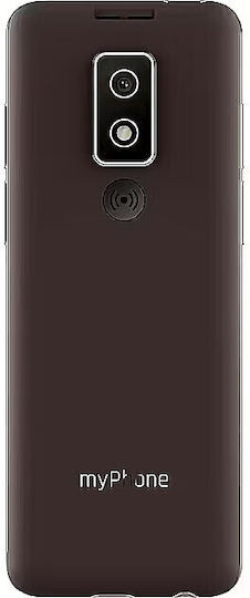 MyPhone Bueno LTE Dual SIM (48/128MB) Κινητό με Μεγάλα Κουμπιά (Αγγλικό Μενού) Praline Brown