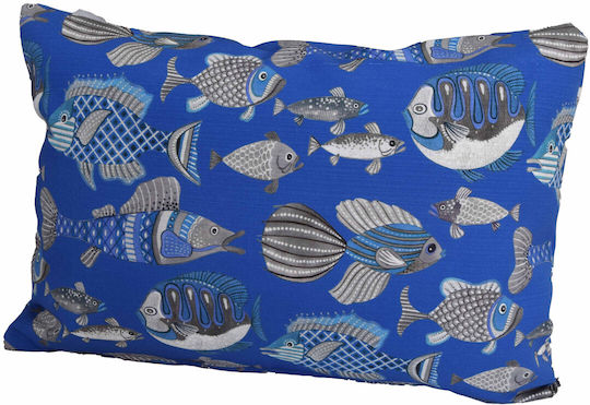 Decocraft Decocraft Throw Pillow Blue 35x55cm