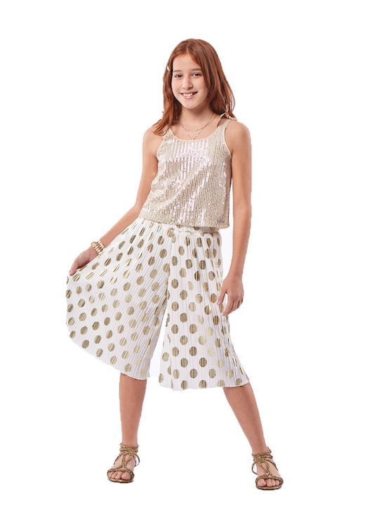 Kids' Set with Pants Summer 2pcs Gold