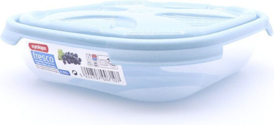 Cyclops Microwave Plastic Lunch Box Fresco Blue 550ml