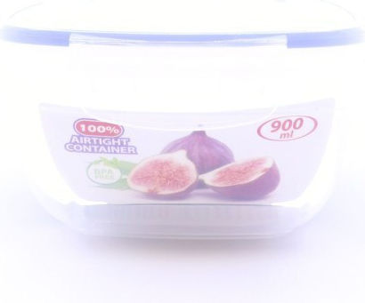 Dunya Microwave Plastic Lunch Box Blue 900ml