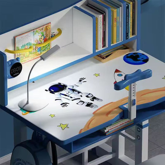 Kids Desk White/Light Blue 70x45x75cm