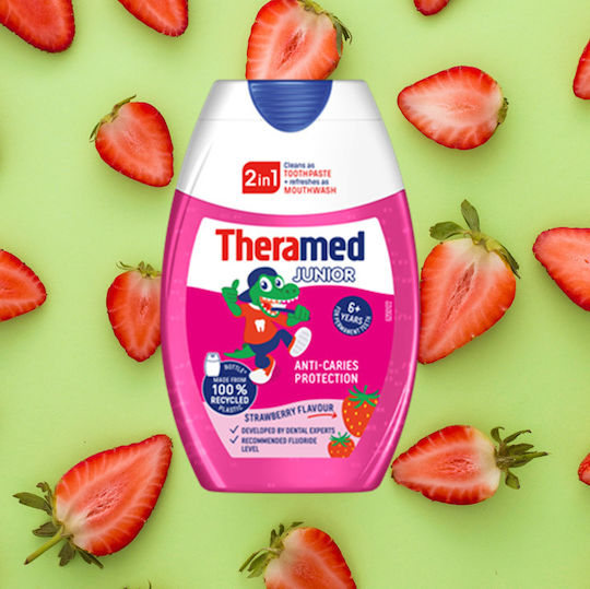 Theramed Children's Toothpaste for 6+ Years with Strawberry Flavor 75ml