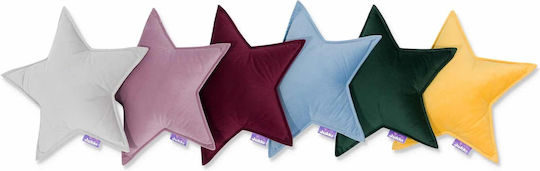 Jukki Crib Decorative Pillow Star Burgundy 45x45cm 703-0517-6548
