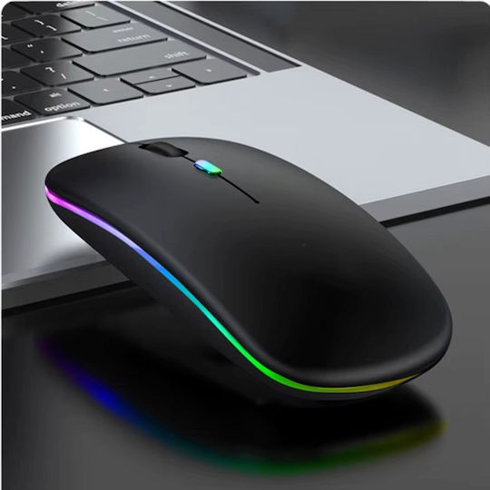 Ασύρματο RGB Gaming Ποντίκι Μαύρο