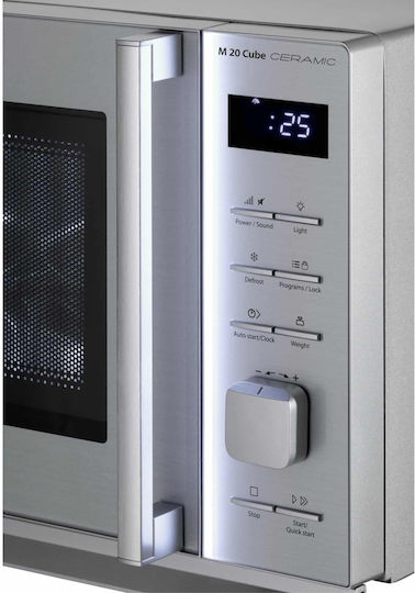 Caso M20 Cube Ceramic Microwave Oven 20lt Gray