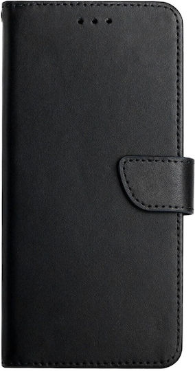 Wallet Piele Negru (TCL 60R 5G)