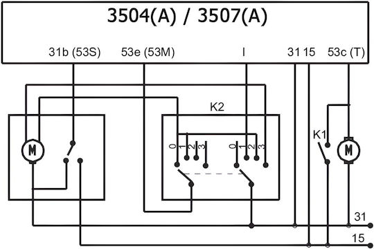 6-Pin 12V 20A Relais Für Scheibenwischer Kompatibel Mit VW