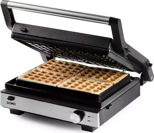 Domo Sandwich Maker Grill with Removable Plates 1800W Black