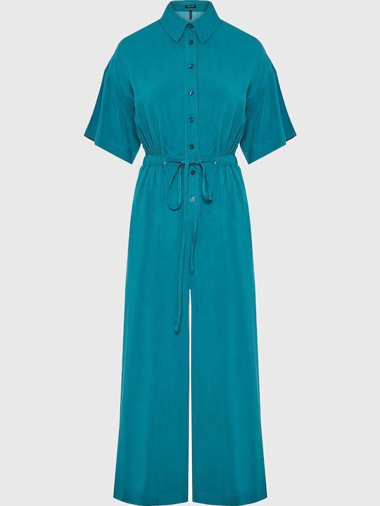 Γυναικεία Ολόσωμη Φόρμα PEACOCK BLUE