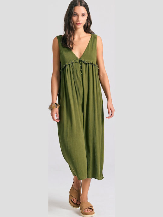 Women's One-piece Suit Hunter Green Khaki