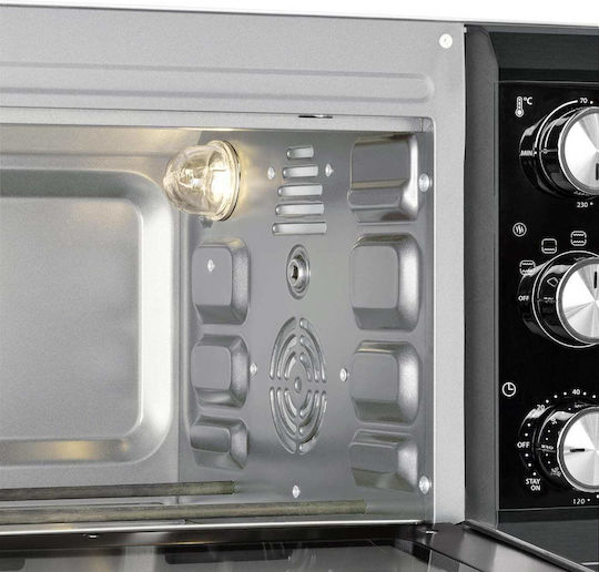 Caso TO20 Cuptor electric 20lt Fara arzatoare cu aer Negru