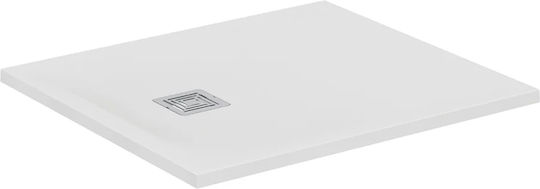 Ideal Standard Ultra Flat S+ Правоъгълена Керамично душ 90x80см Бял