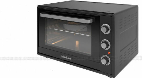 NobeLTek Cuptor Electric 60lt Fără Arzătoare Cu Aer Negru