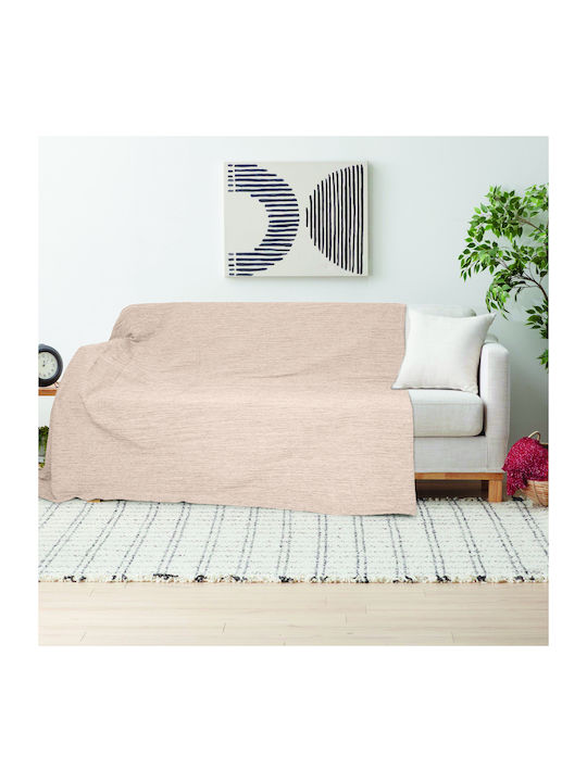 Kipper Kipper Sofa Throw 2 Seater 180x250cm Ecrou