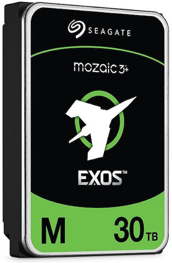 Seagate Exos M 30TB HDD Σκληρός Δίσκος 3.5" SATA III 7200rpm με 512MB Cache για Server ST30000NM004K