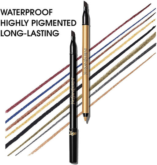Ysl Lines Liberated Eye Pencil 08 Provocative Green