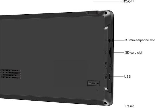 Dispozitiv de Navigație GPS cu Ecran 7" USB & Slot card