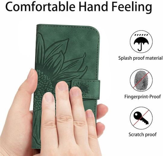 Sun Flower Wallet Πράσινο (TCL 60R 5G)