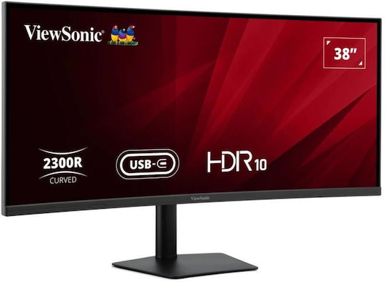Viewsonic VA3820C Ultrawide IPS HDR Curved Monitor 37.5" QHD 3840x1600 with Response Time 4.8ms GTG