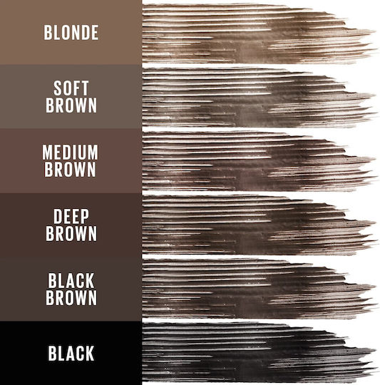 Maybelline Tattoo Brow 36H Waterproof Gel for Eyebrows 260 Deep Brown 6ml