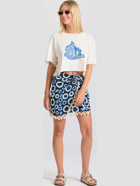 Mini Skirt Envelope Blue