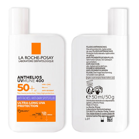 La Roche Posay Anthelios UVMUNE 400 Αδιάβροχο Αντηλιακό Προσώπου SPF50+ 50ml